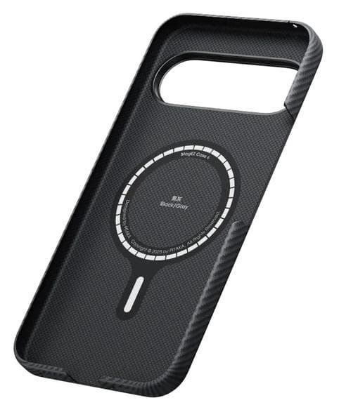 PITAKA Ultra-Slim -kotelo Google Pixel 10 Pro XL:lle, MagSafe, musta ja harmaa
