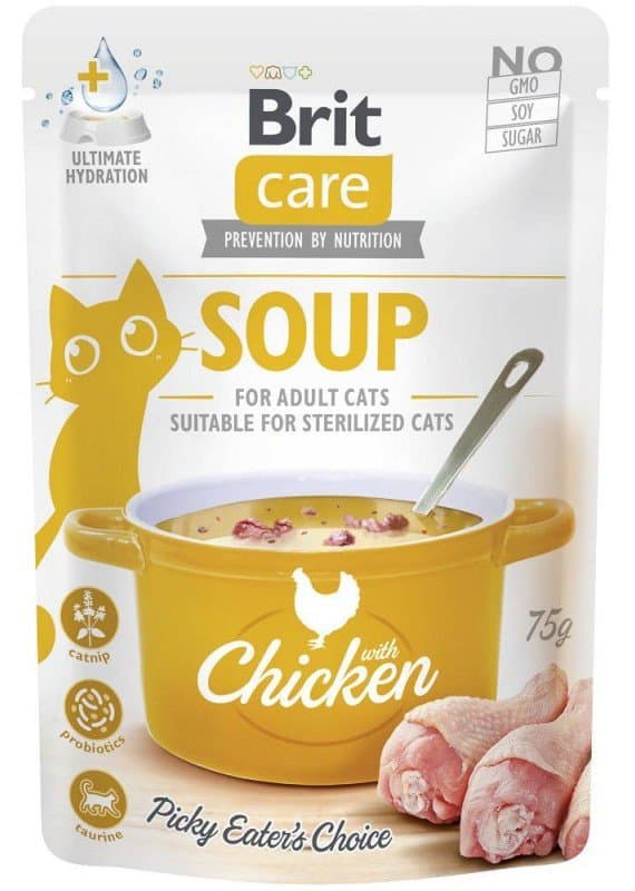 Brit Care Cat | Soppa | Soppa för katter 75g - Kyckling 75g