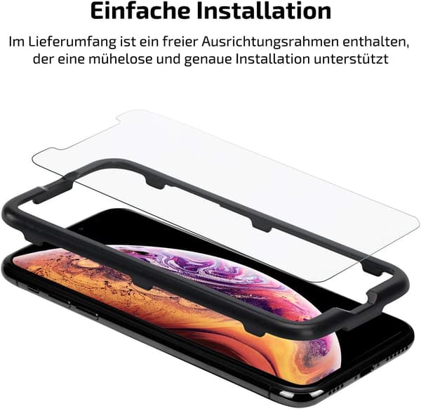 9H HÄRDAT GLAS för iPhone Xs Max Pitaka