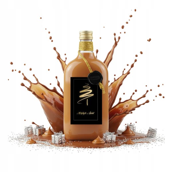 10 st julflaskor CLASSIC 500ml dekorativ flaska till JUL