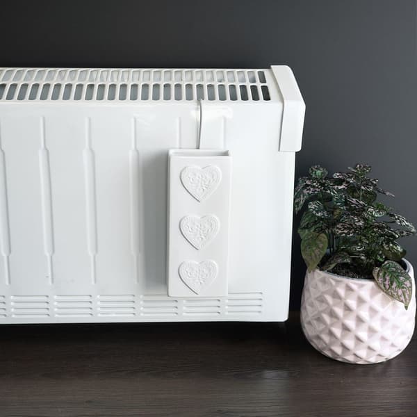 Luftfugter til radiator keramiske hjerter 300 ml