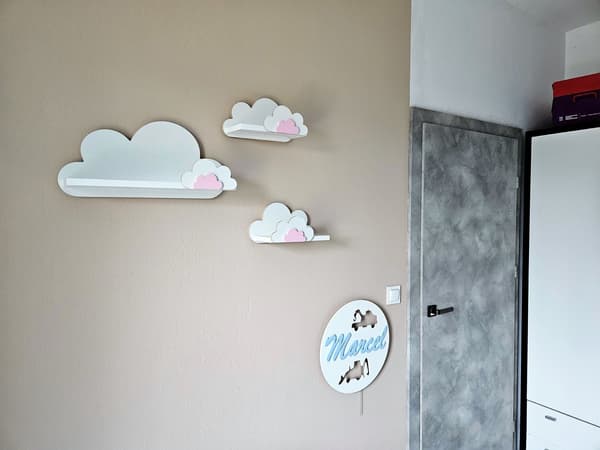 Cloud hylder sæt med 3 FISIA - Elegance