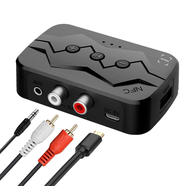 Lähetin Adapter Audio NFC Bluetooth 5.2 Lähetin Vastaanotin USB SD TF