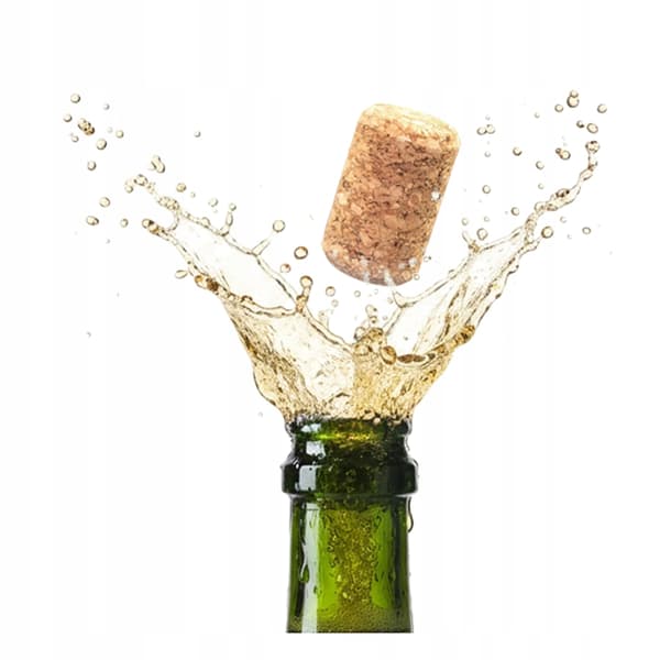 20x Agglomereret Champagnekork 47x29mm Til Mousserende Vinflasker