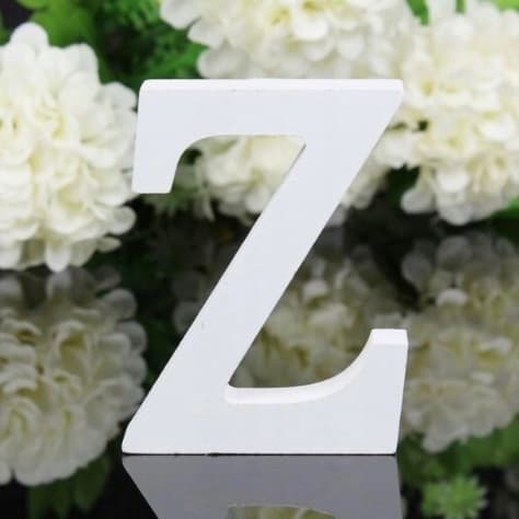Träbokstav "Z", 16 cm, 1 st.
