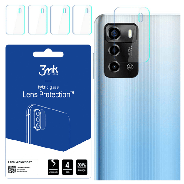 ZTE Blade A72 4G - 3mk linsskydd