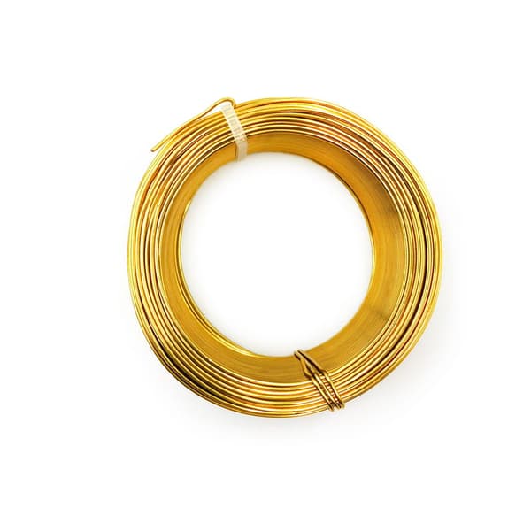 Blomstertråd - Lille Ring - 1mmx50m - Guld