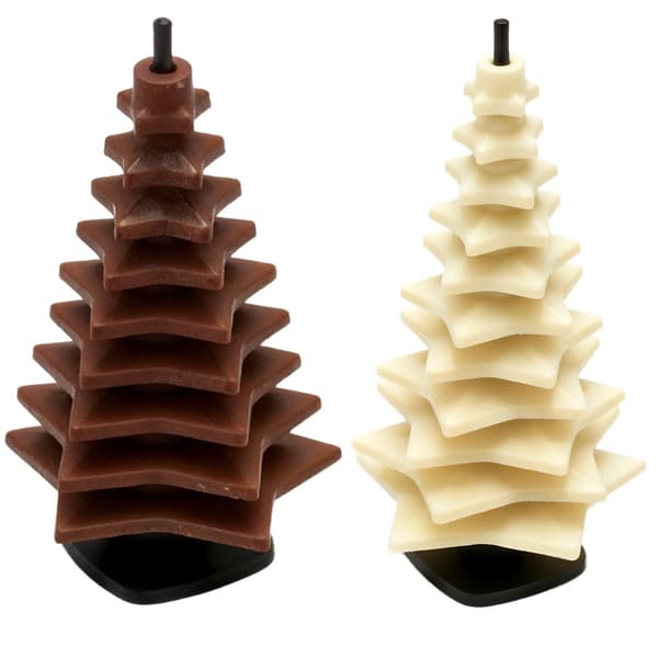 Silikone chokoladeform juletræ 9 dele