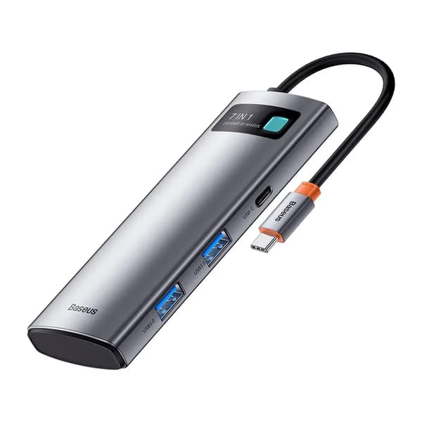 Baseus Hub USB-C 7in1-adapter till 2x USB 3.0 + HDMI + USB-C PD