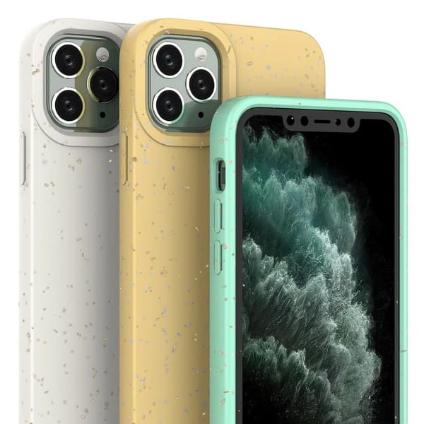Eco Case iPhone 11 Pro Max Silikonskal Mobilskal Grönt