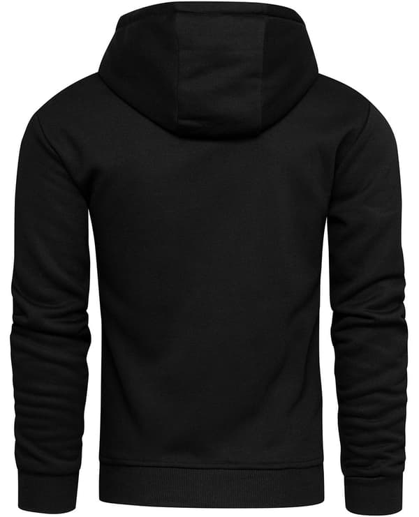 Herr grå sweatshirt med ståkrage Recea M