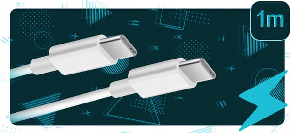 VÄGGLADDNINGSADAPTER + USB TYP-C-KABEL 20W SNABBLADDNING
