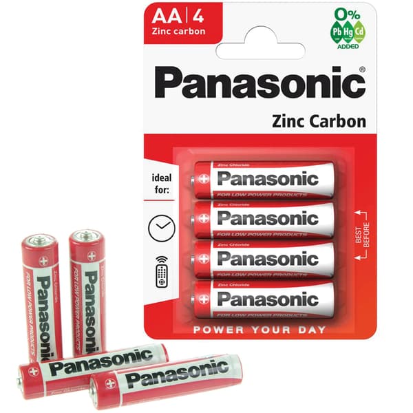 LR6 4BL Panasonic Punainen 032830 AA