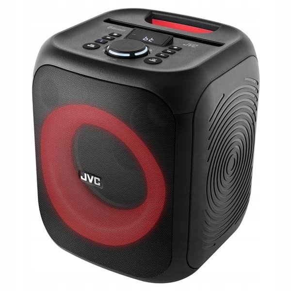 KARAOKE Partyhøjttaler JVC sort TWS / Bluetooth / USB + mikrofon