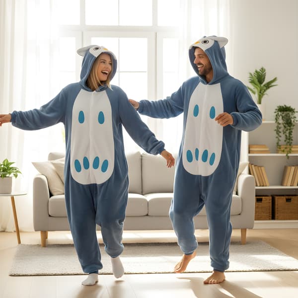 Kigurumi-pyjamas med uggla, storlek S: 145-155 cm