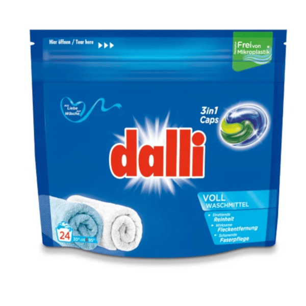 DALLI 3in1 Activ Caps pyykkikapselit 24 kpl