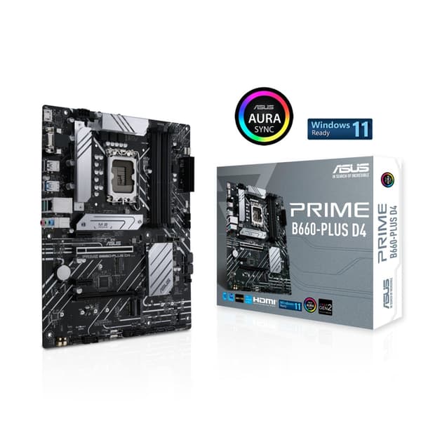 ASUS PRIME B660-PLUS D4 emolevy, LGA 1700