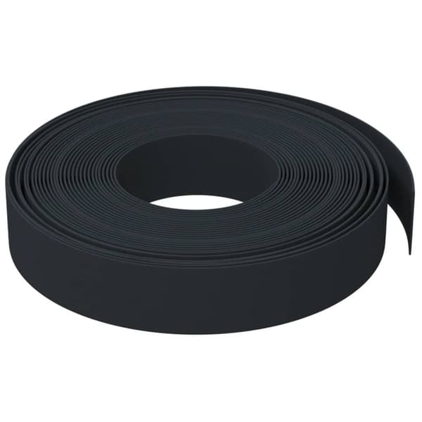vidaXL havekant, sort, 10 m, 10 cm, polyethylen