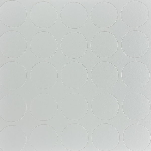 Självhäftande blindplugg diameter 14 vitgrå (ark 25 st)