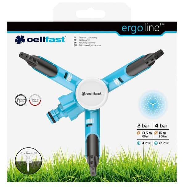 ERGO™ sz CellFast -pyörivä sprinkleri