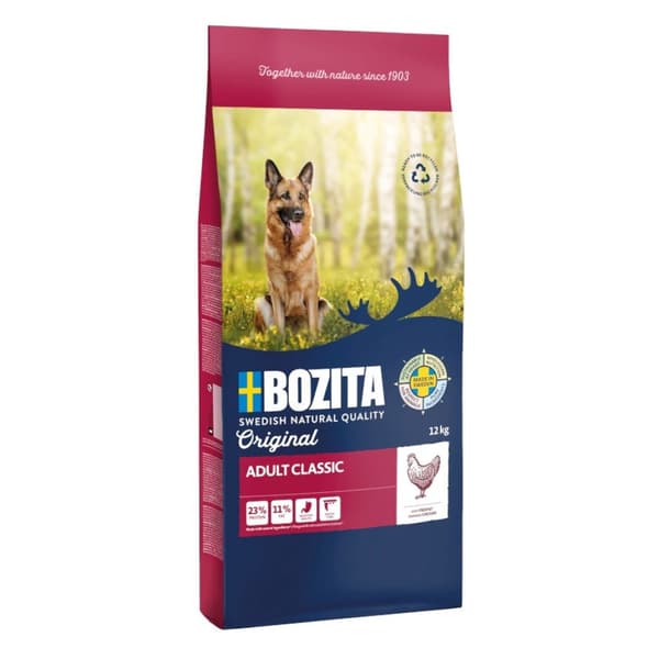 Bozita Original torrfoder för vuxna hundar 12 kg kyckling
