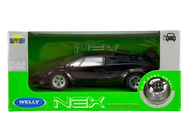 WELLY LAMBORGHINI COUNTACH LP 500 S SORT 1:34 43815