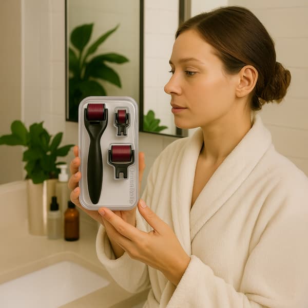 Dermaroller nåle-mesoterapi massagerulle til krops- og ansigtsmassage