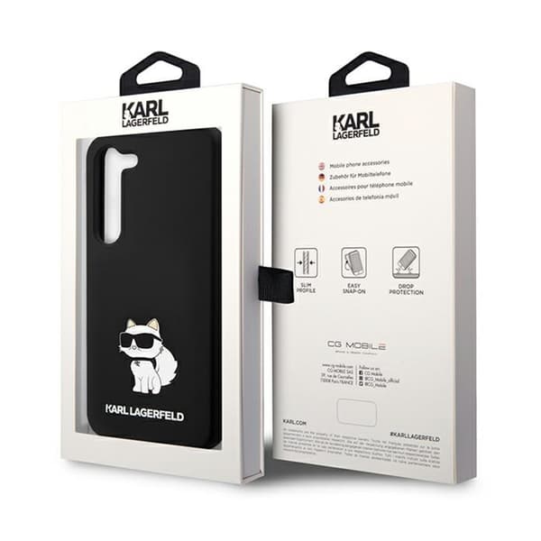 Karl Lagerfeld Silikone-cover til Samsung Galaxy S24 (sort)
