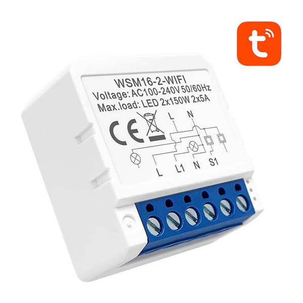 Avatto WSM16-W2 TUYA Smart väggmonterad WiFi-switch