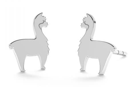 Sølv Llama Alpaca Øreringe til Kvinder, Øreringe, Llama Alpaca, Sølv 925