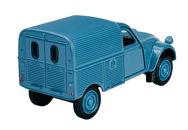WELLY OLD TIMER CITROEN 2CV FOURGONNETTE BLÅ 1:34 43769