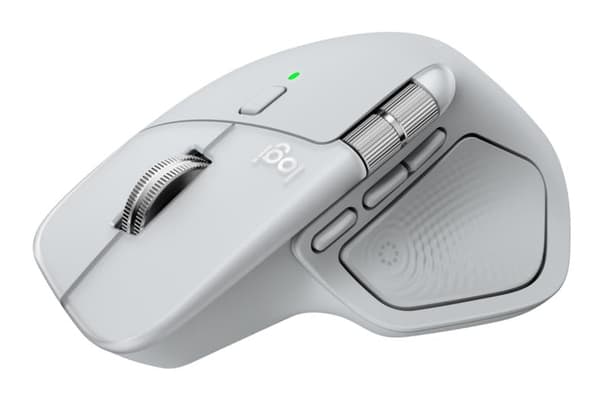 LOGITECH MX Master 4 Mac-hiiri, vaaleanharmaa