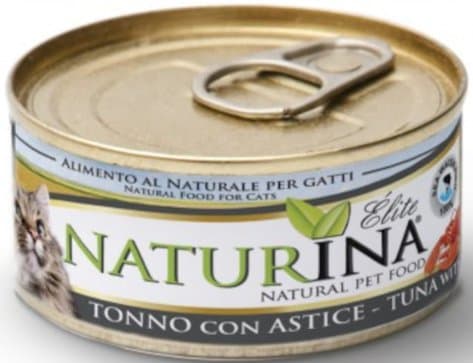 Naturina | Elite vådfoder til katte | 70g dåse - tun med hummer 70g