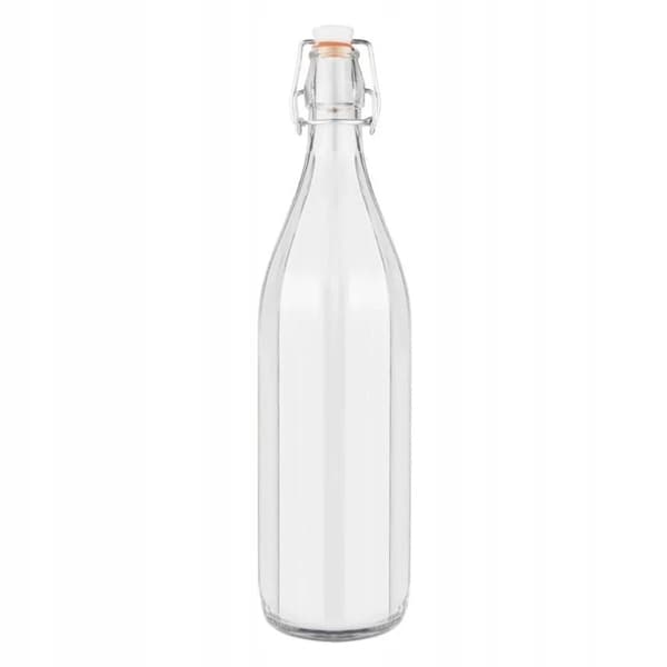 6x Costolata-flaskor 500 ml med mekaniskt kork glasflaskor 0,5 l