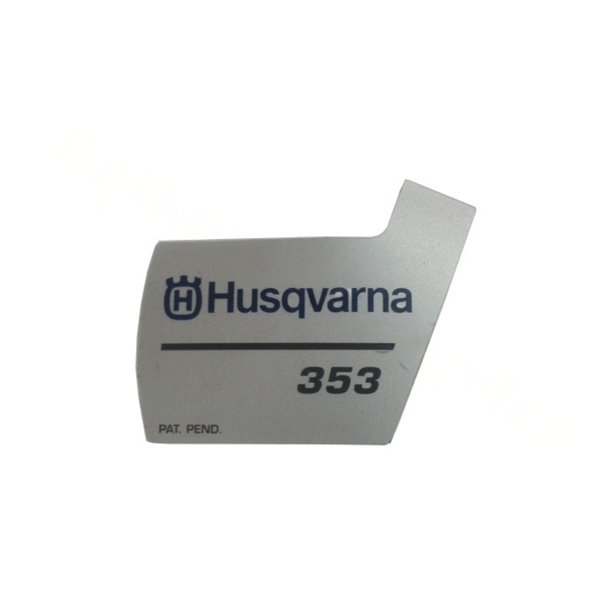 Husqvarna 353 Starter Cover Sticker