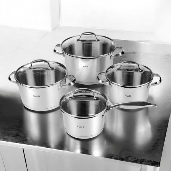 SET MED 8 STÅLKRUKOR HUSLA BLOSSOM 73965