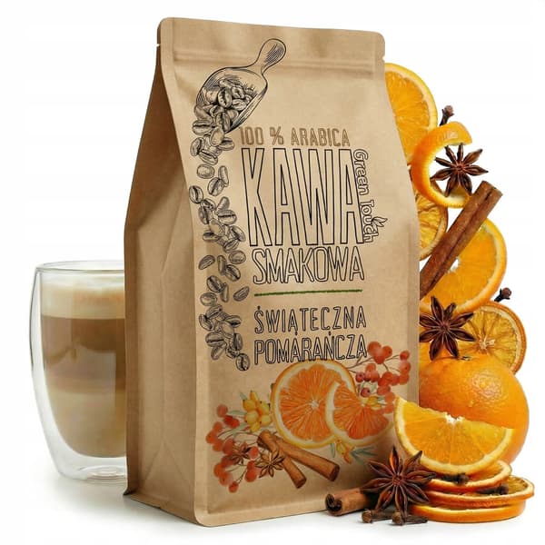 malet kaffe jule appelsin krydret varm 250 g Green Touch