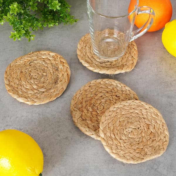 Naturlige bordskånere 10 cm 4 stk.