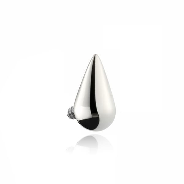 Titanium dropmøtrik - sølv - TNA-231 1,2 mm