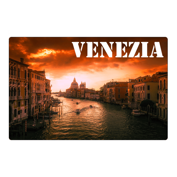 Kylskåpsmagnet Venedig Canal Grande