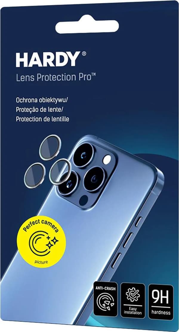 Apple iPhone 17 Pro /17 Pro Max - HARDY Linsebeskyttelse Pro Transparent
