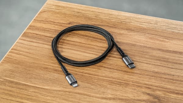 KrugerMatz USB-C til Lightning kabel MFI iPhone 1m 15W