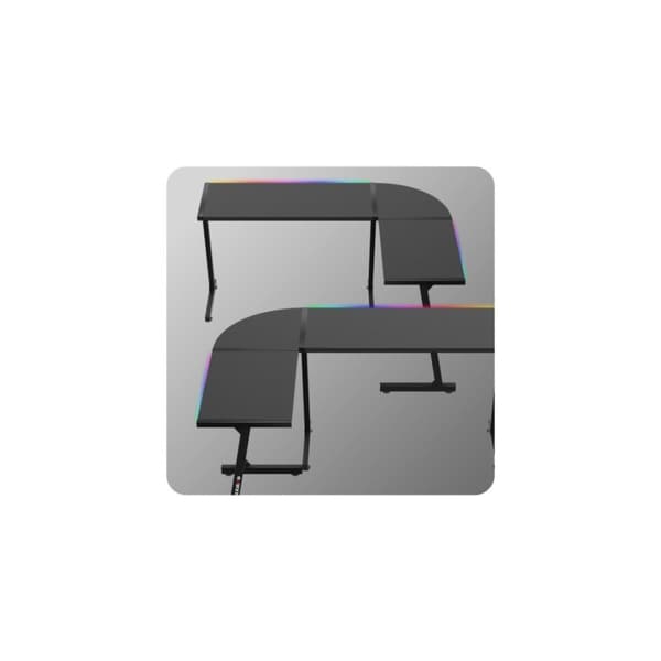 Huzaro Hero 6.0 gamingbord sort, 147 cm, RGB