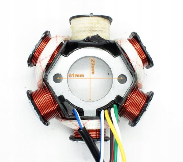 Spark Stator 6 Spoler 139FMB 4T Knallert Quad Cross Chopper ATV