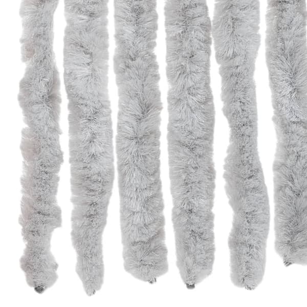vidaXL Flugnät, Grå, 100x220 cm, Chenille