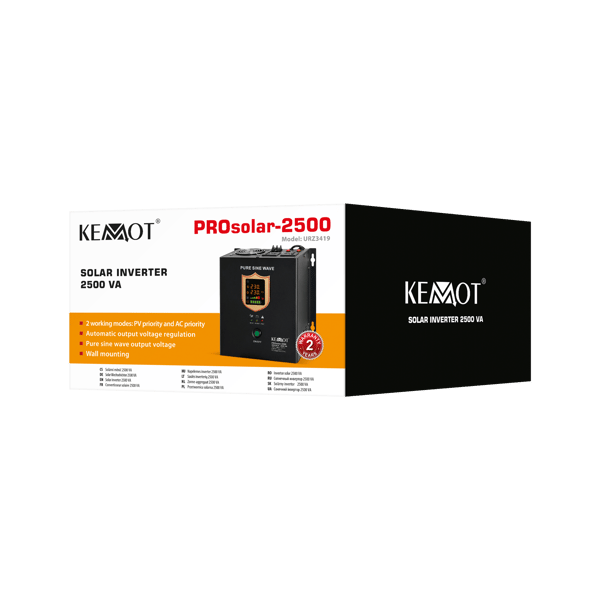 Solinverter omvandlare 24V PROsolar-2500