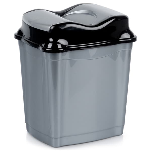 Plast soptunna grå 16 liter