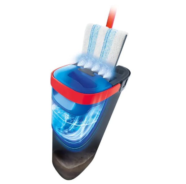 Vileda H2prO fladmopp med spand, 2 tanke, 140,5 cm