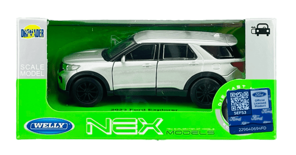 WELLY 2023 FORD EXPLORER SILVER 1:34 43837