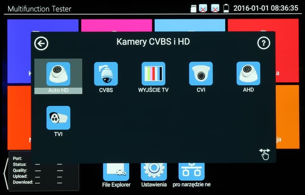 MONITOIMINNALLINEN CCTV-TESTERI CS-H7-70H